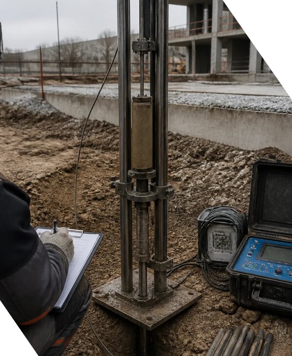 Испытание грунта динамической нагрузкой для строительства в Протвине