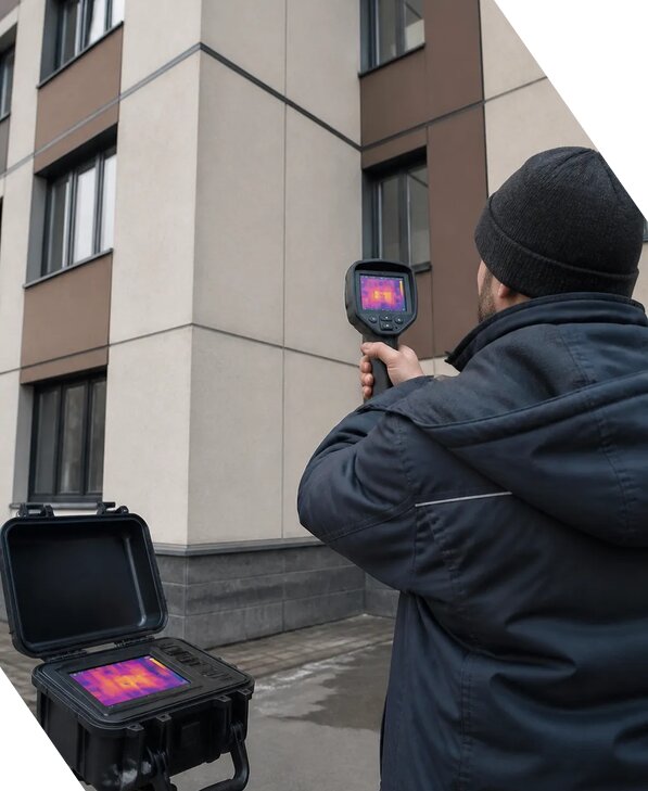 Тепловизионное обследование зданий и сооружений в Протвине